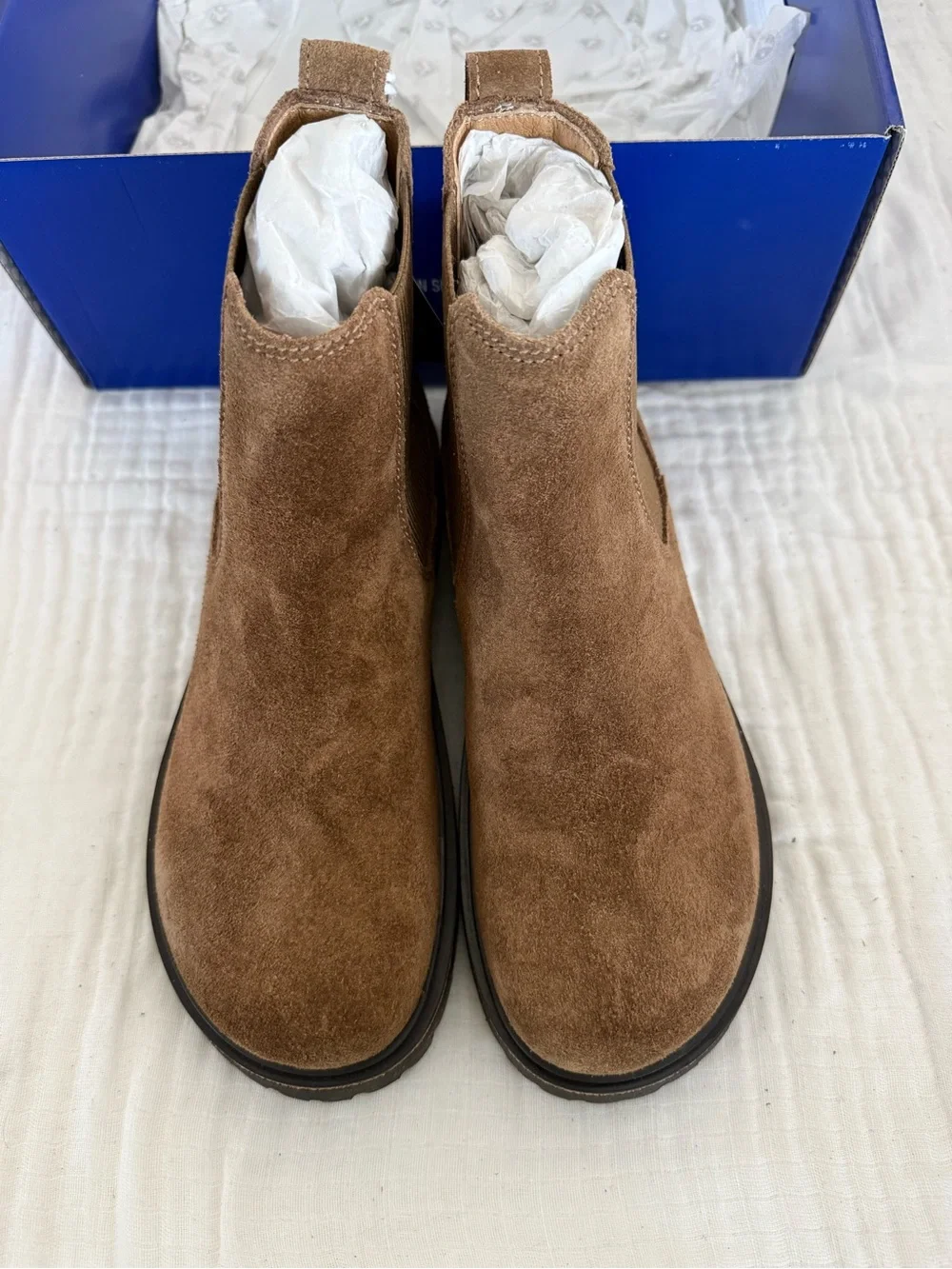 NWT Birkenstock Highwood Slip On Mid Suede Leather Size 38 Medium/Narrow